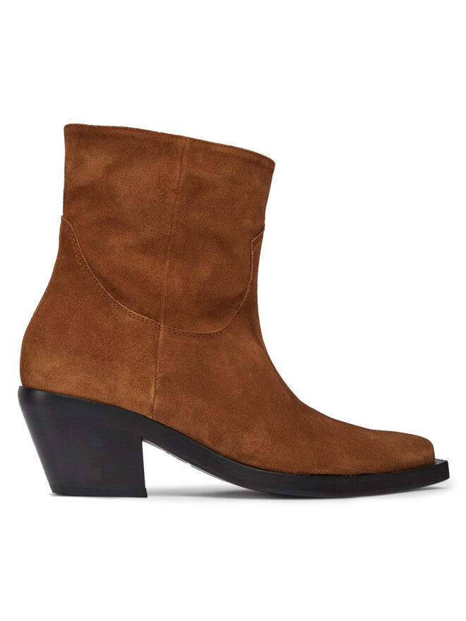 PINKO Botine PINKO Mozart Texano Al 23-24 BLKS1 102025 A0N8 Maro