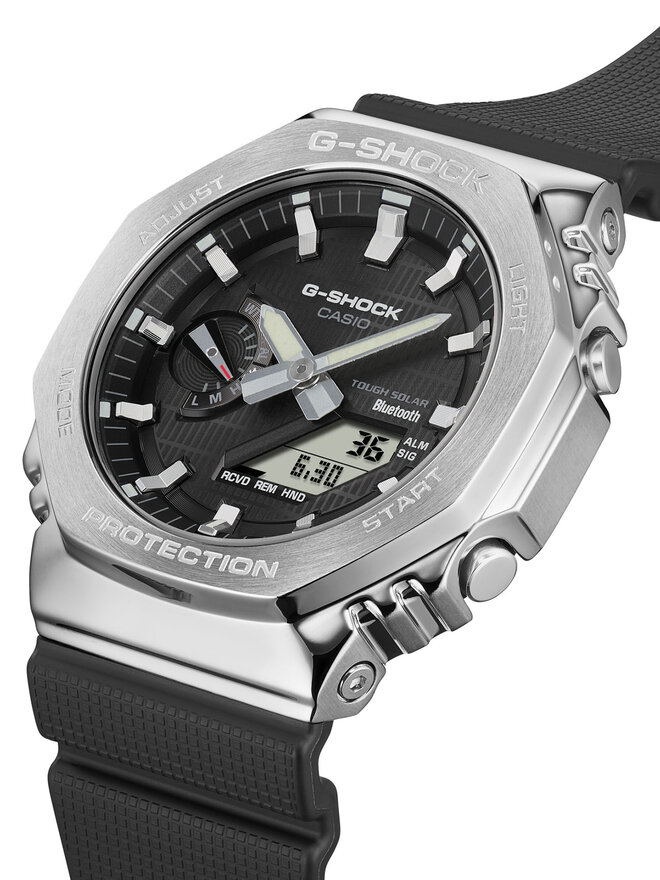 G-Shock Zegarek G-Shock Solar Bluetooth GBM-2100-1AER Czarny