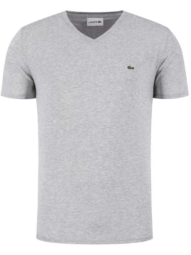 Lacoste Lacoste Majica TH6710 Siva Regular Fit