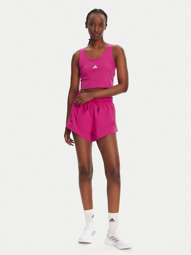 adidas adidas Felső Essentials Small Logo JP4792 Rózsaszín Slim Fit