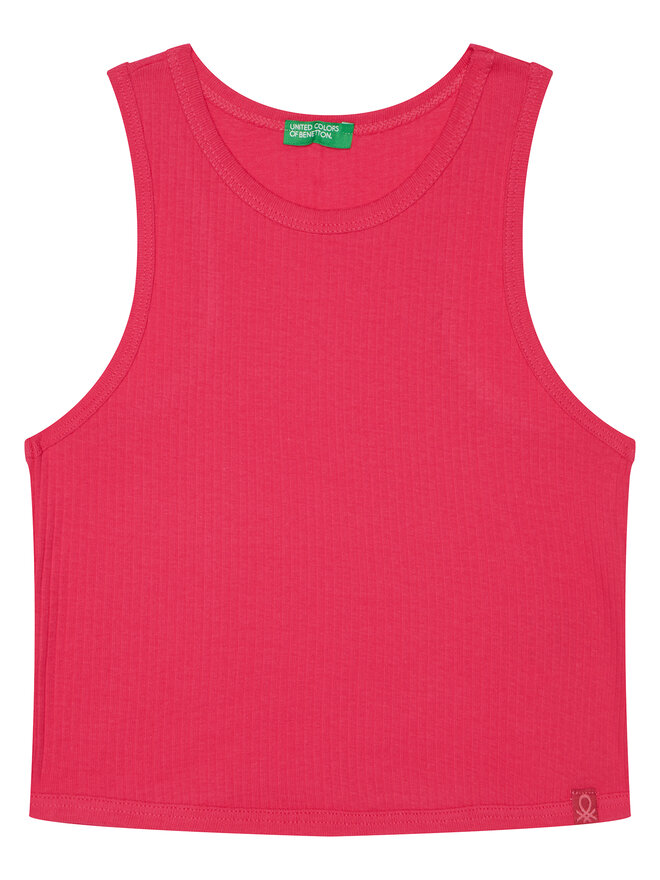 United Colors Of Benetton United Colors Of Benetton Топ 31H3CH01F Рожевий Slim Fit
