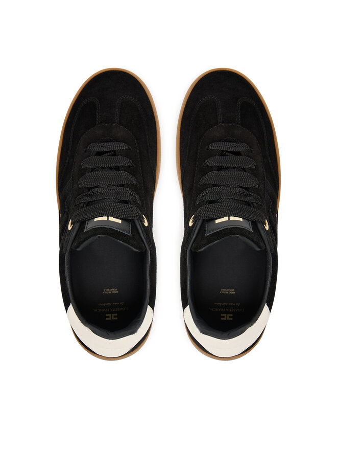 Elisabetta Franchi Sneakers Elisabetta Franchi Low Cut Lace Up F4A9-E0340-0071 D Negru