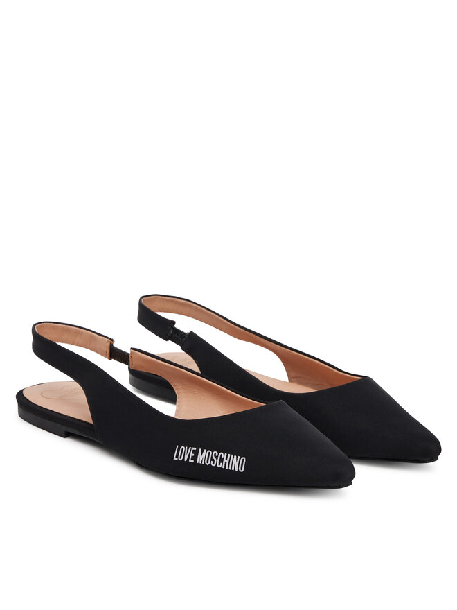 LOVE MOSCHINO Baleríny LOVE MOSCHINO JA11021G0MIM0000 Černá