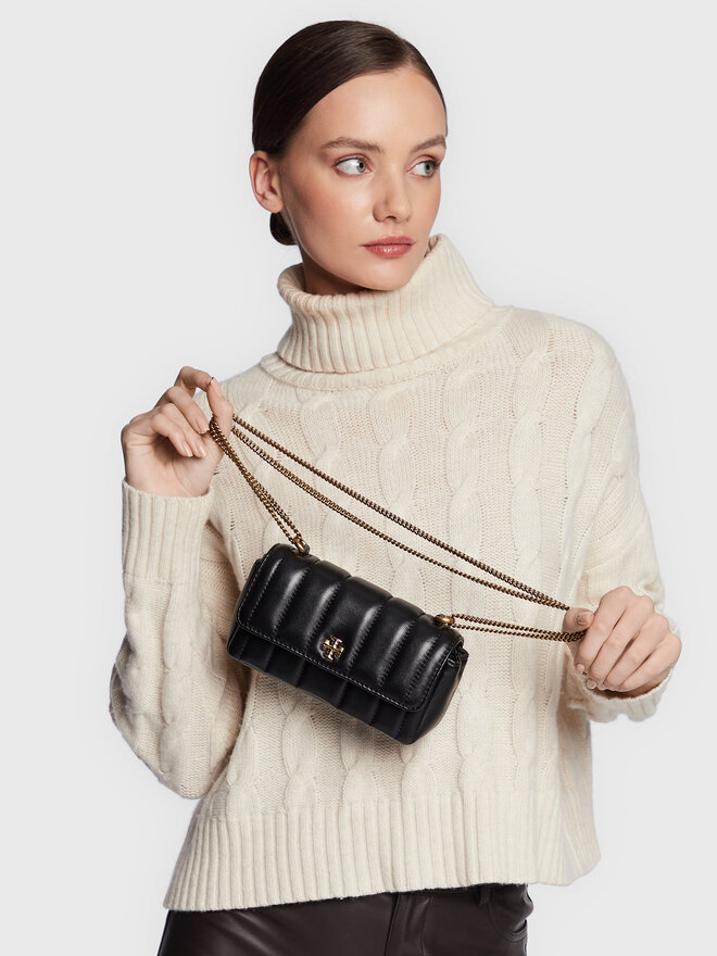 Сумка Tory Burch Kira Mini Flap 142567 Чорний | evzuttya.com.ua