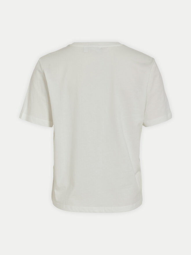 Vila Vila T-Shirt Sybil 14097443 Weiß Regular Fit