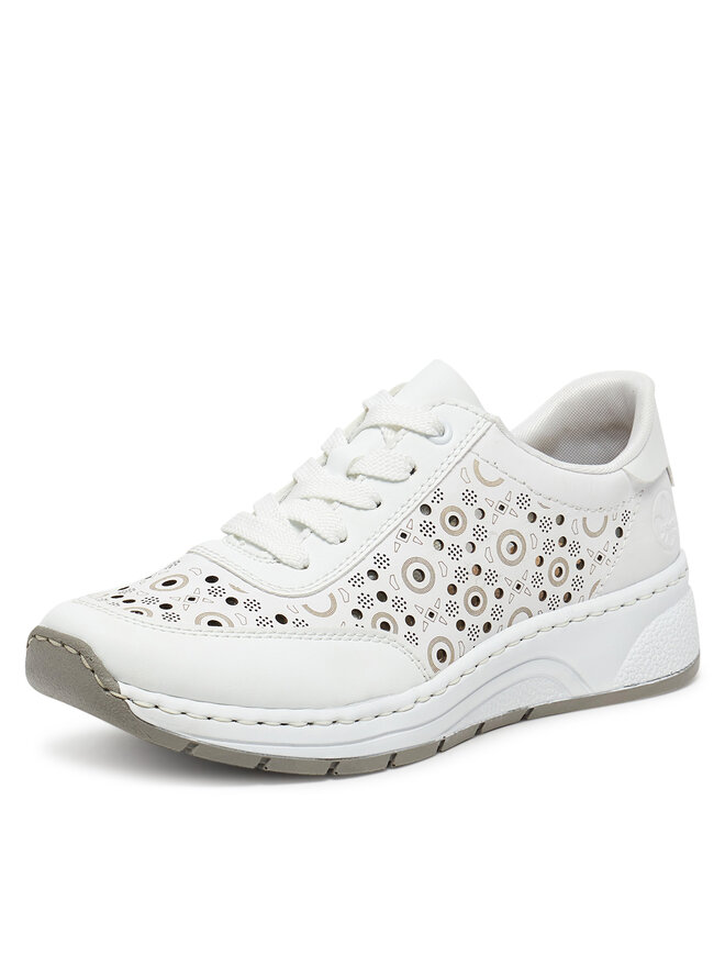 Rieker Snīkeri Rieker N6506-80 Balts