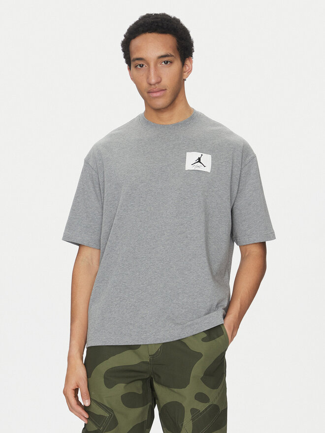 Nike Nike Футболка DZ7313 091 Сірий Regular Fit