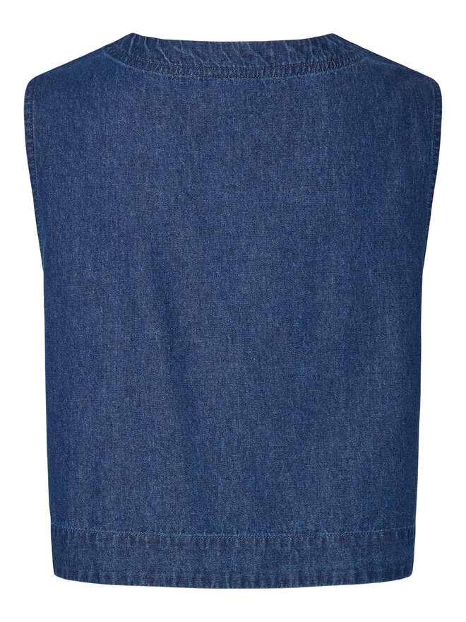 Pieces Pieces Felső Tenim 17157936 Sötétkék Regular Fit