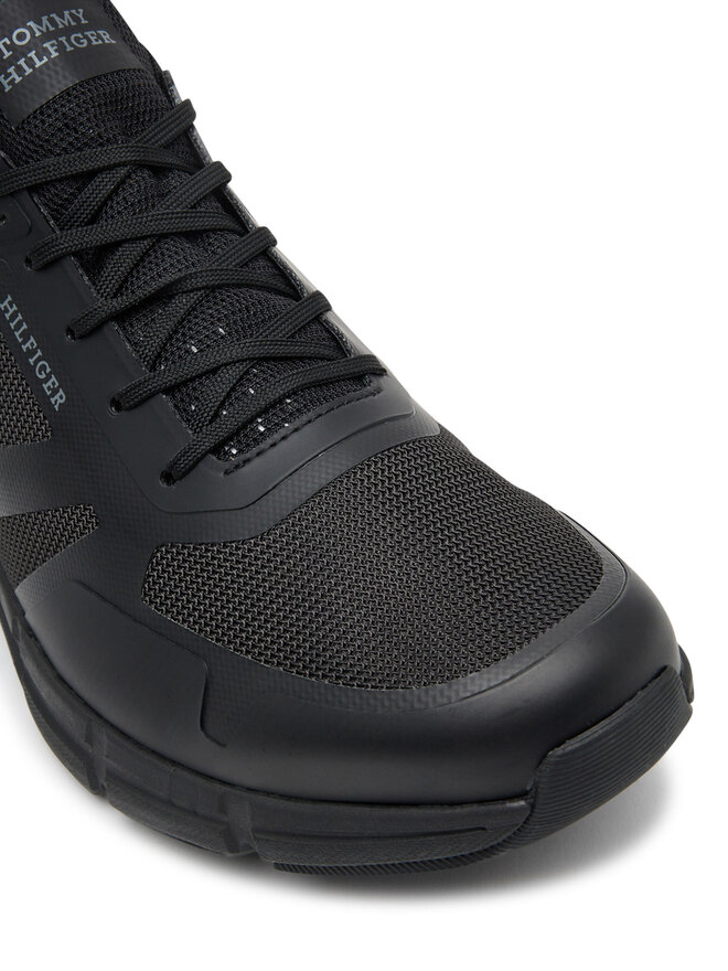 Tommy Hilfiger Zapatillas Tommy Hilfiger Modern Comfort Run Mix FM0FM05471 Negro