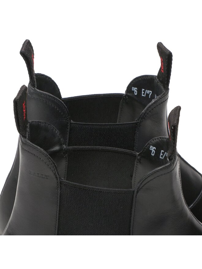 Bally Jātnieku stila puszābaki Bally Cormons-Fur 6301812 Melns