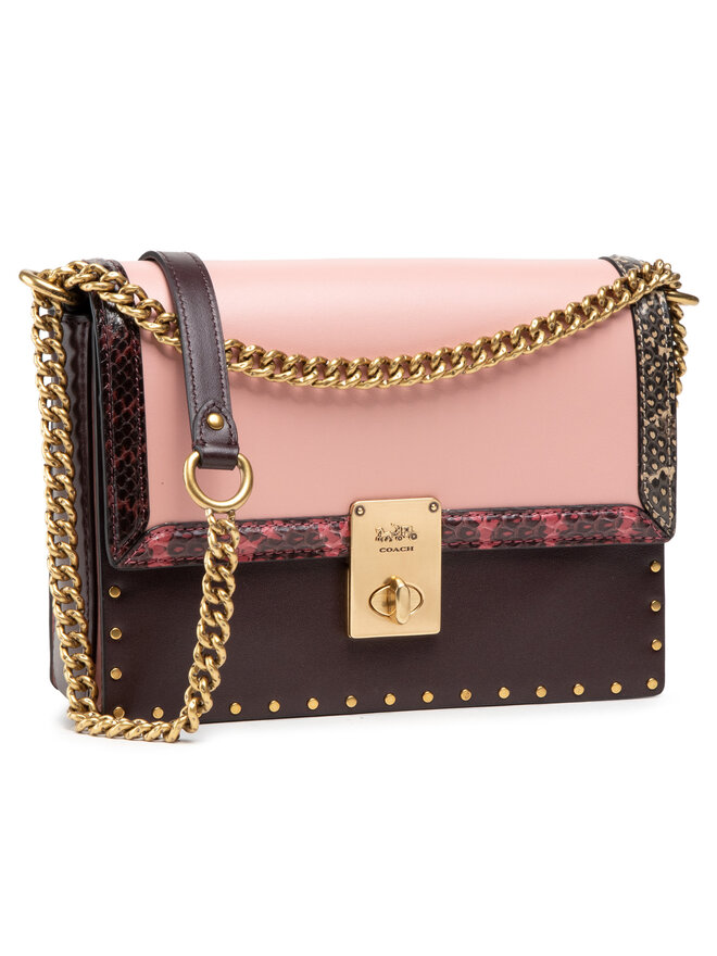 Handtasche Coach Jennifer Lopez Hutto C0805 B4S8Y Beige eschuhe