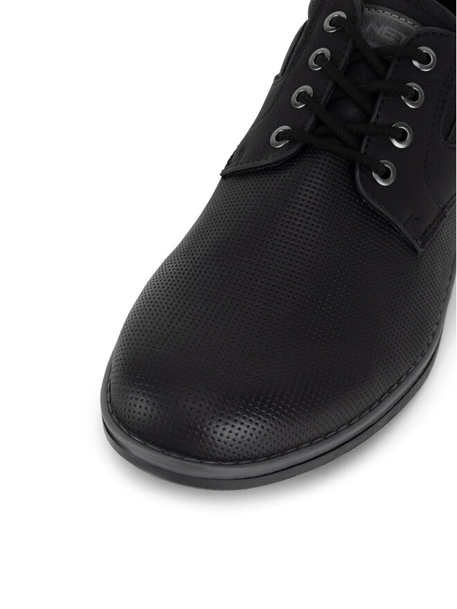 Lanetti Halbschuhe Lanetti LINOS2-101 MBS Schwarz