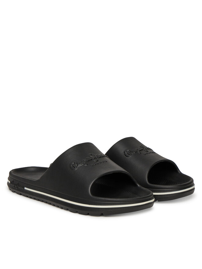 Pepe Jeans Šľapky Pepe Jeans Beach Slide M PMS70159 Čierna