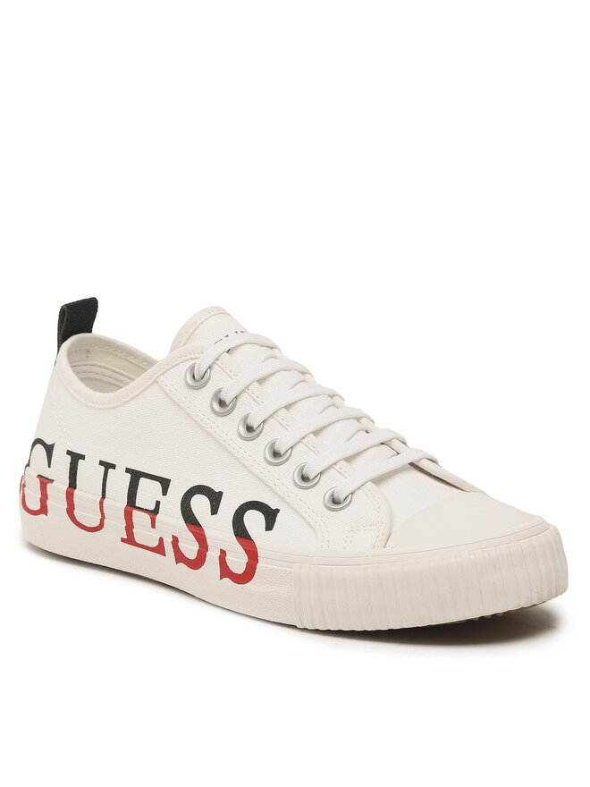 Guess Plátěnky Guess New Winners Low FM6NWL FAB12 Bílá