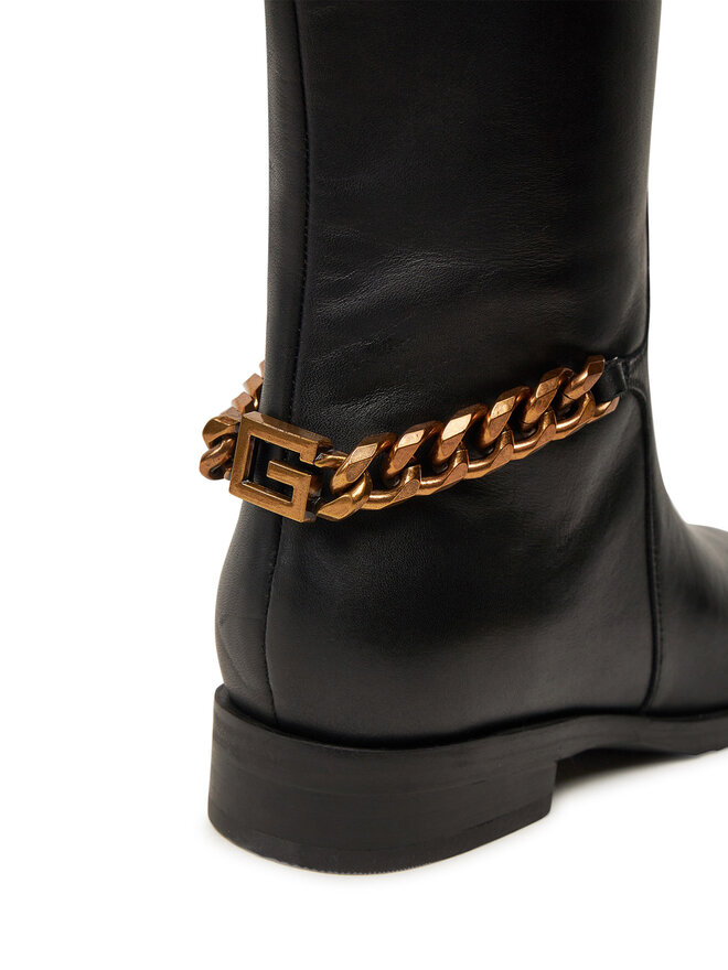 Guess Kozačky Guess Joicy FLFJOI LEA11 Černá