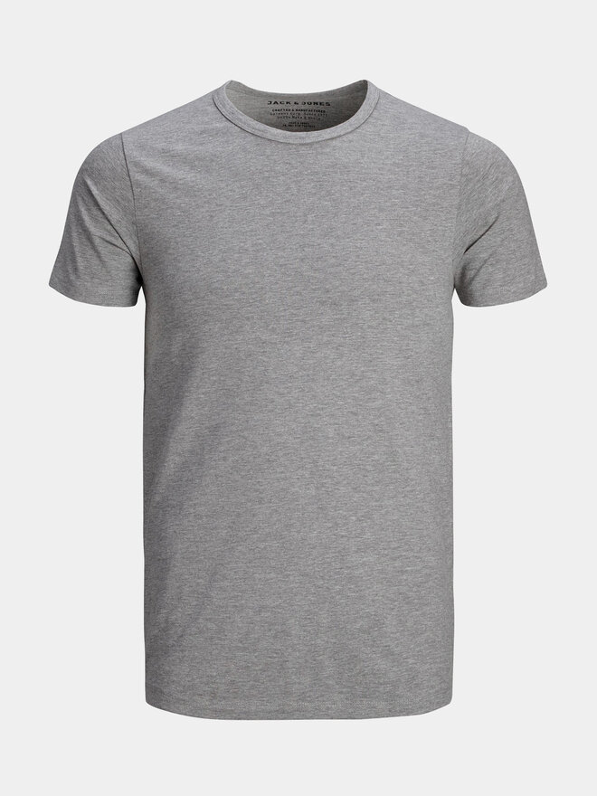 Jack&Jones Jack&Jones Футболка Basic 12058529 Сірий Stretch Fit