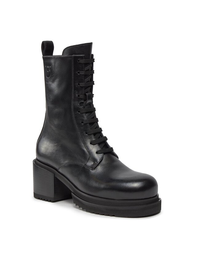 PINKO Ботильйони PINKO Honneger Anfibio AI 23-24 BLKS1 102330 A0NY Чорний