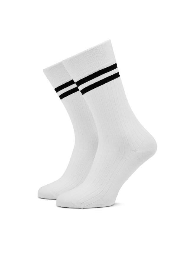 Pepe Jeans 3er-Set hohe Unisex-Socken Pepe Jeans Rib Cr 3P PMU30024 Weiß