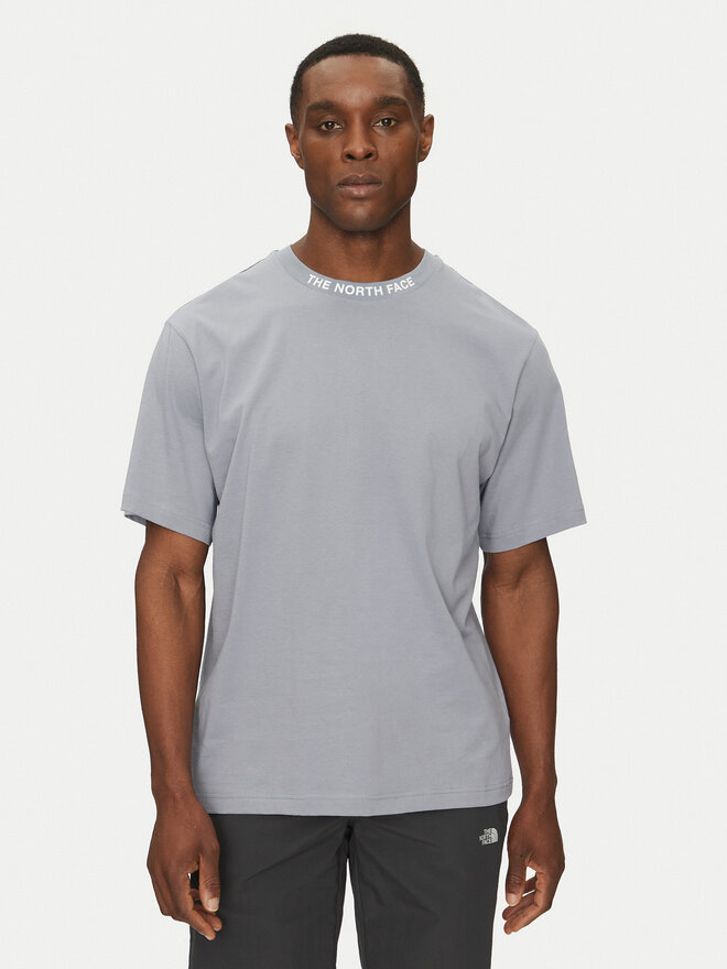 The North Face The North Face Marškinėliai Zumu NF0A87DD Pilka Regular Fit