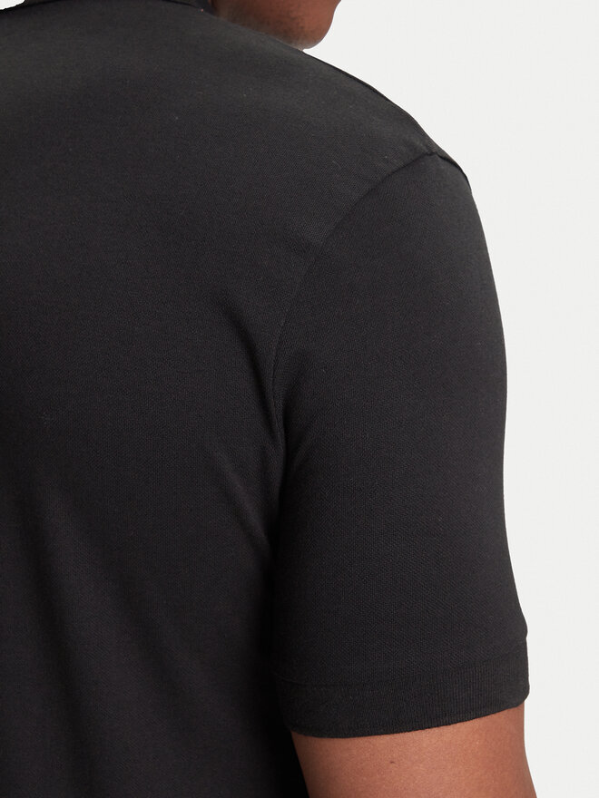 BOSS BOSS Поло Passerzip 50537507 Чорний Slim Fit