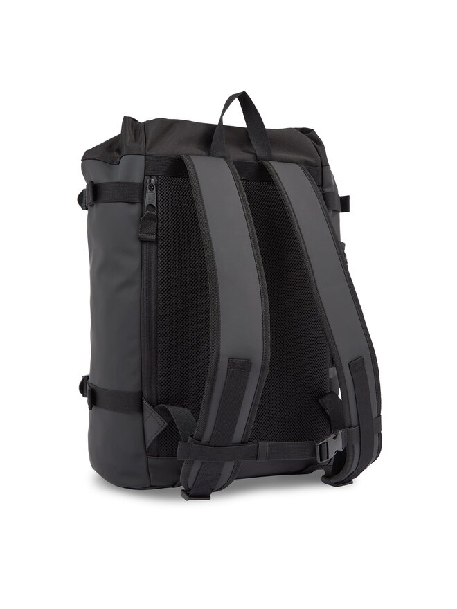 Tommy Jeans Hátizsák Tommy Jeans Tjm Daily + Rolltop Backpack AM0AM12120 Fekete