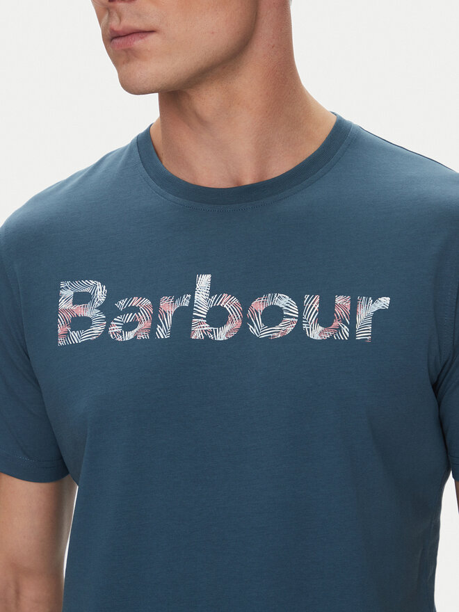 Barbour Barbour Marškinėliai Devon MTS1391BU18 Tamsiai mėlyna Regular Fit