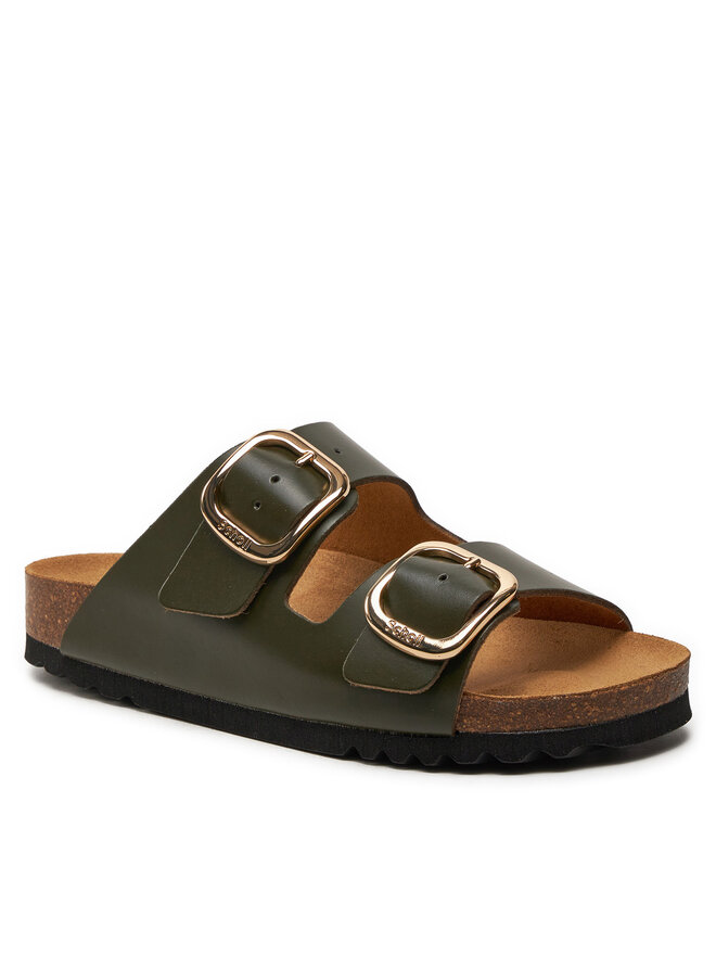 Scholl Παντόφλες Scholl Noelle F30065 Χακί
