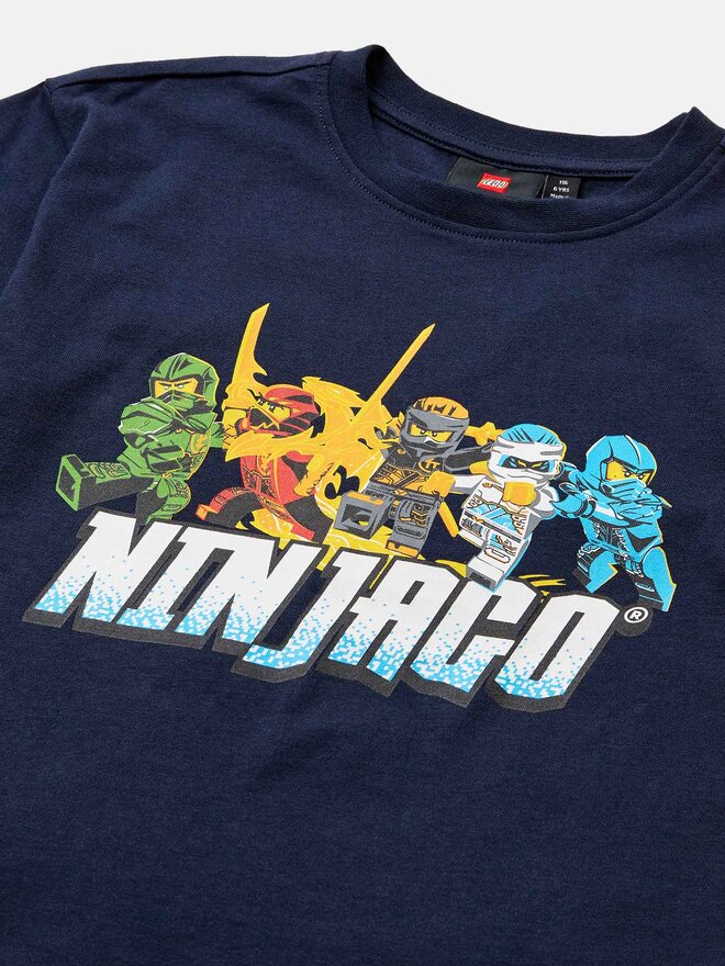 LEGO LEGO Camiseta Ninjago 12011417 Azul marino Regular Fit