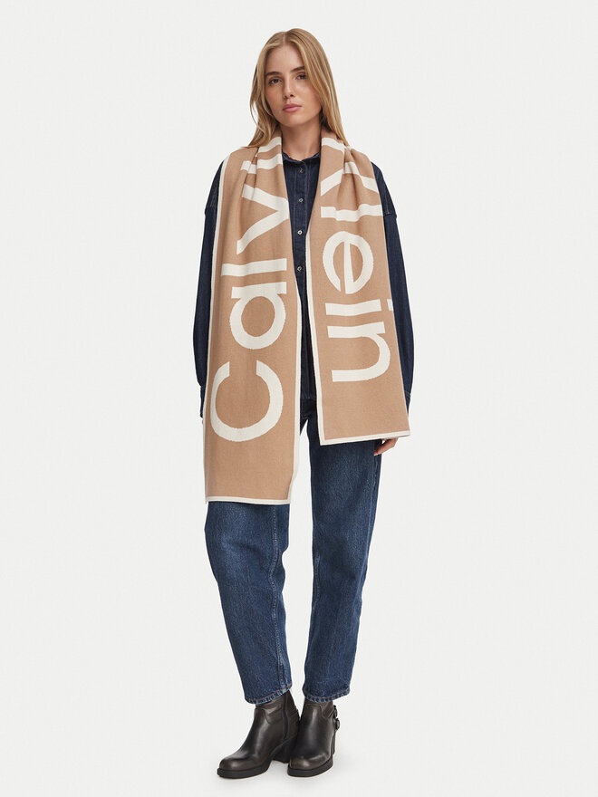 Calvin Klein Schal Calvin Klein LV04F8108G Hellbraun