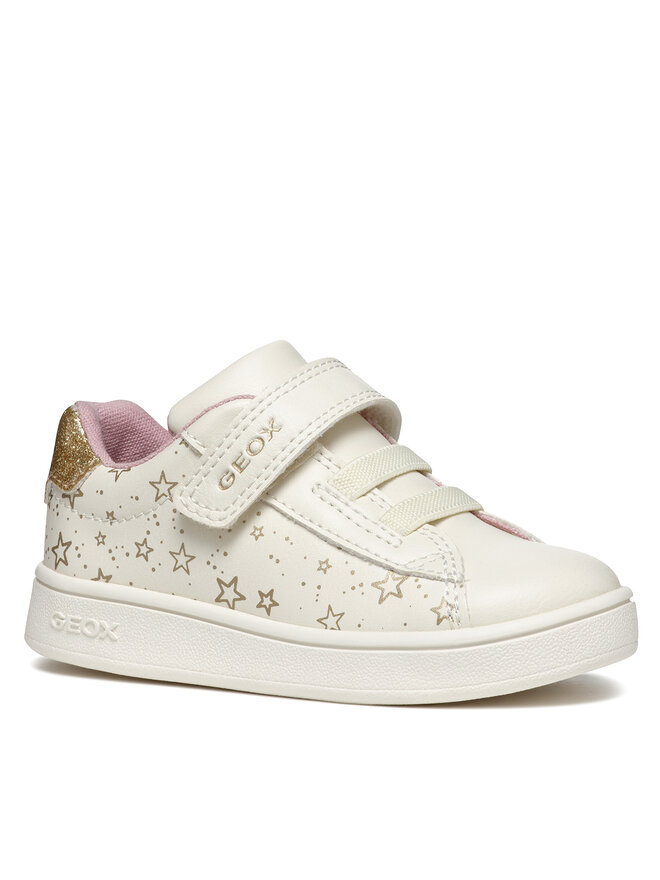 Geox Sneakersy Geox B Eclyper Girl B455MA 0BCKC C1K2L S Écru