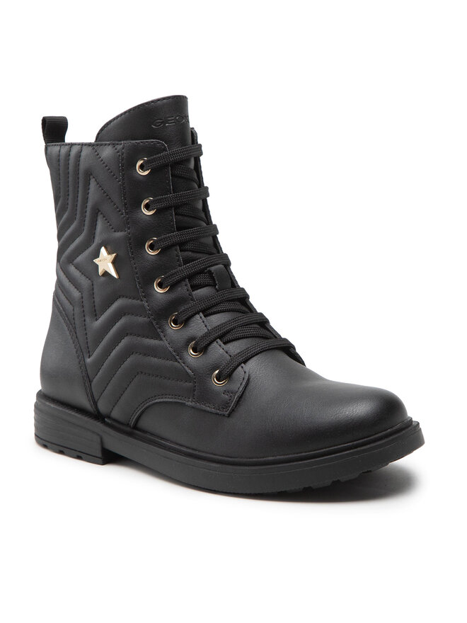 Geox Stiefeletten Geox J Eclair G. N J269QN 000BC C9999 D Schwarz