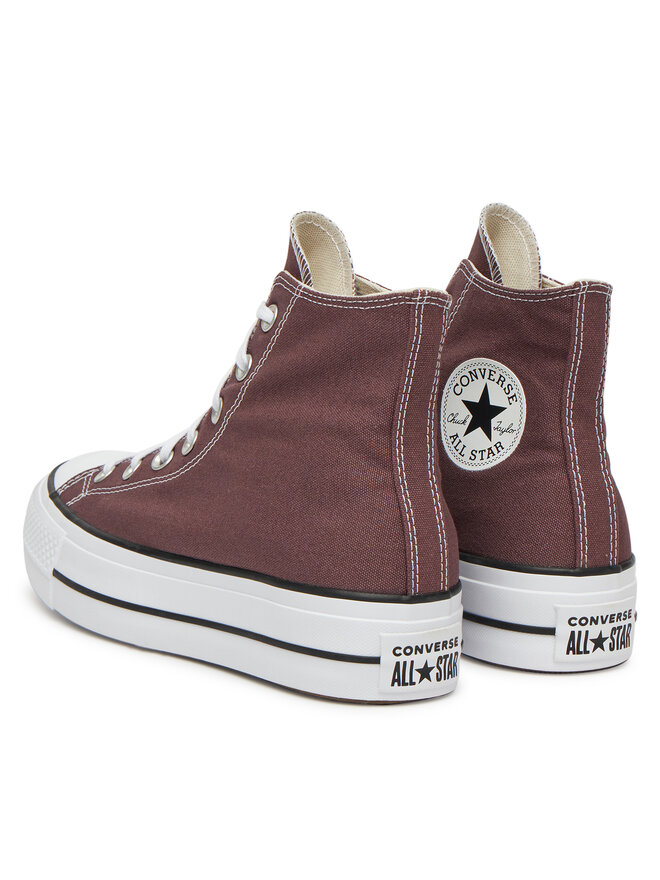 Converse Tornacipő Converse Chuck Taylor All Star Lift Platform A10646C Bordó