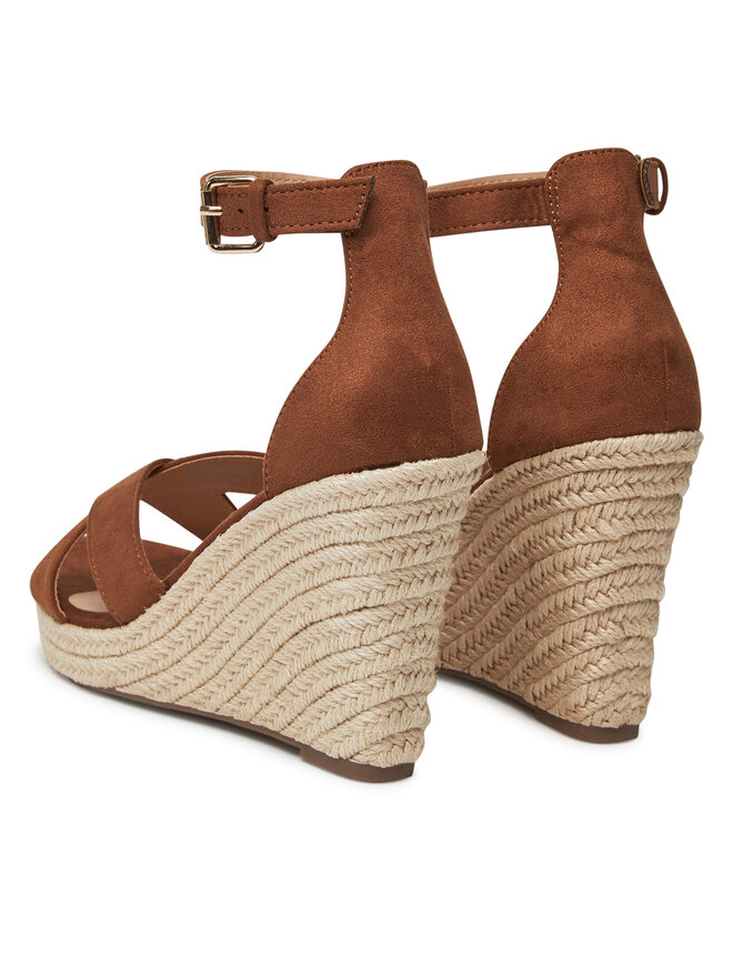 ONLY Shoes Espadrilky ONLY Shoes Onlamelia-18 Mf Wedge 15335555 Hnědá