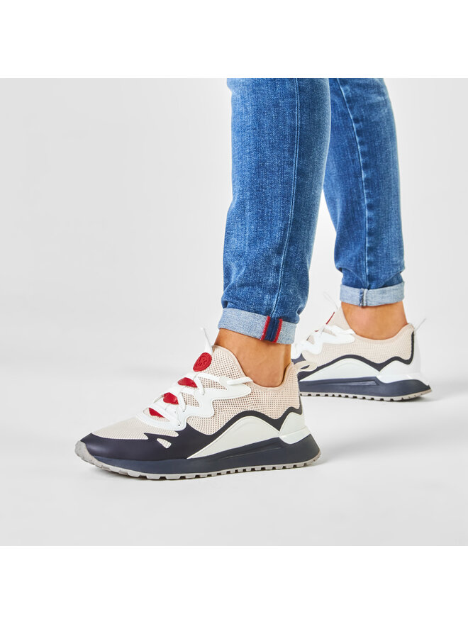 MICHAEL Michael Kors Αθλητικά MICHAEL Michael Kors Nolan Knit Trainer 42T0NOFS1D Μπεζ