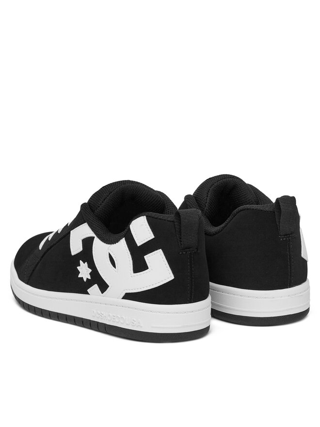 DC Sneakersy DC COURT GRAFFIK ADBS100207-BKW Czarny