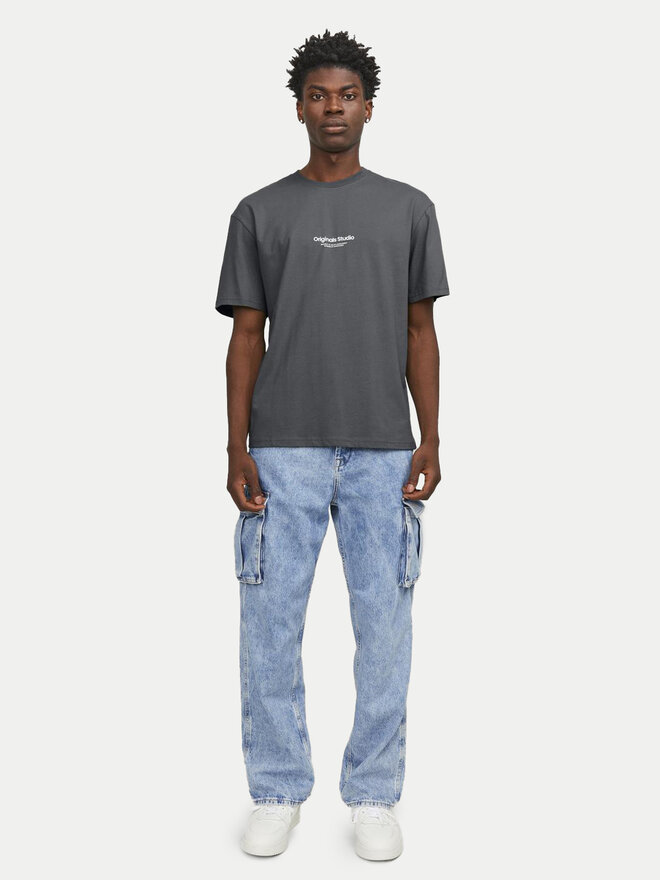 Jack&Jones Jack&Jones T-Shirt Vesterbro 12240121 Grau Relaxed Fit