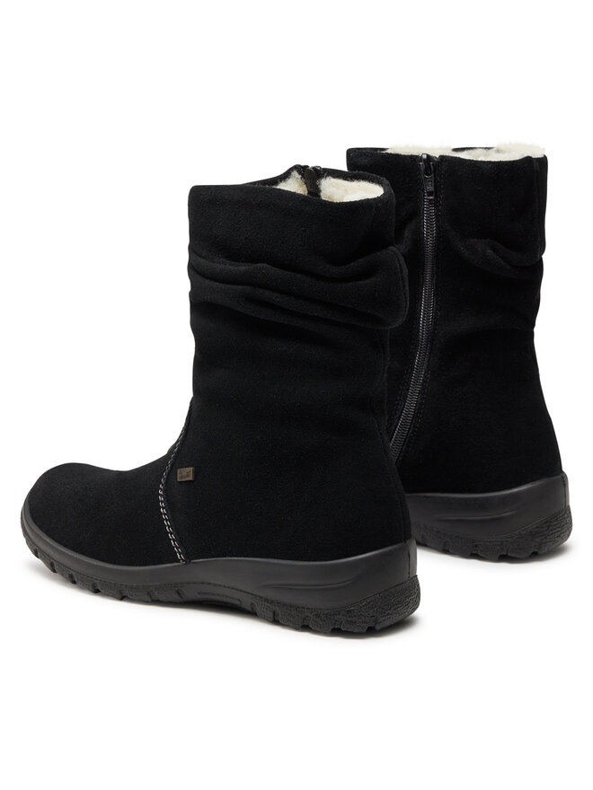 Rieker Bokacsizma Rieker Z7171-01 Fekete
