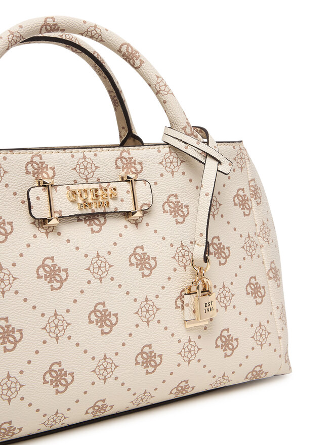 Guess Handtasche Guess Carrie Logo HWGP98 98060 Écru