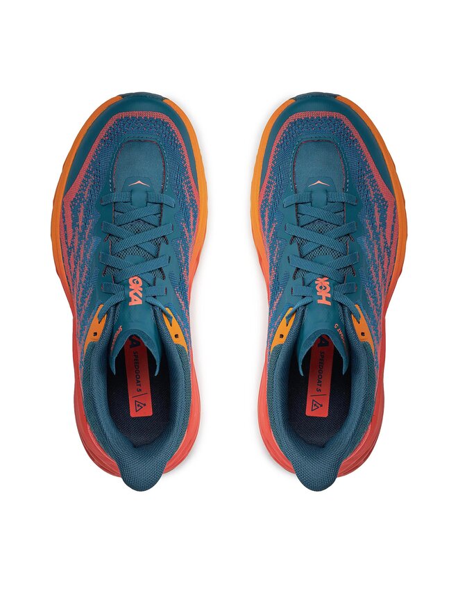 Hoka Взуття для бігу Hoka Speedgoat 5 Wide 1123160 Cиній