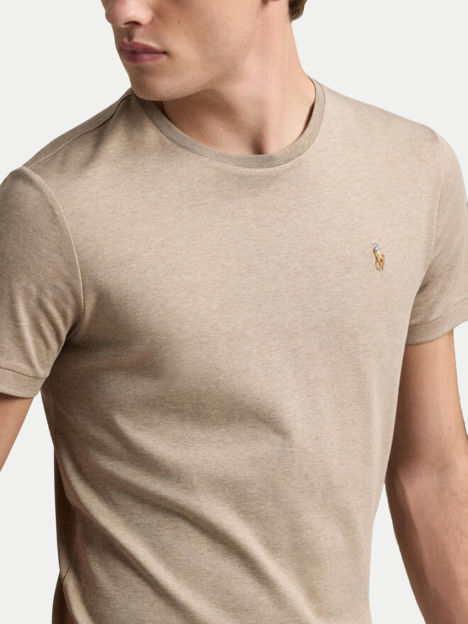 Polo Ralph Lauren Polo Ralph Lauren Camiseta 710740727089 Beis Custom Slim Fit