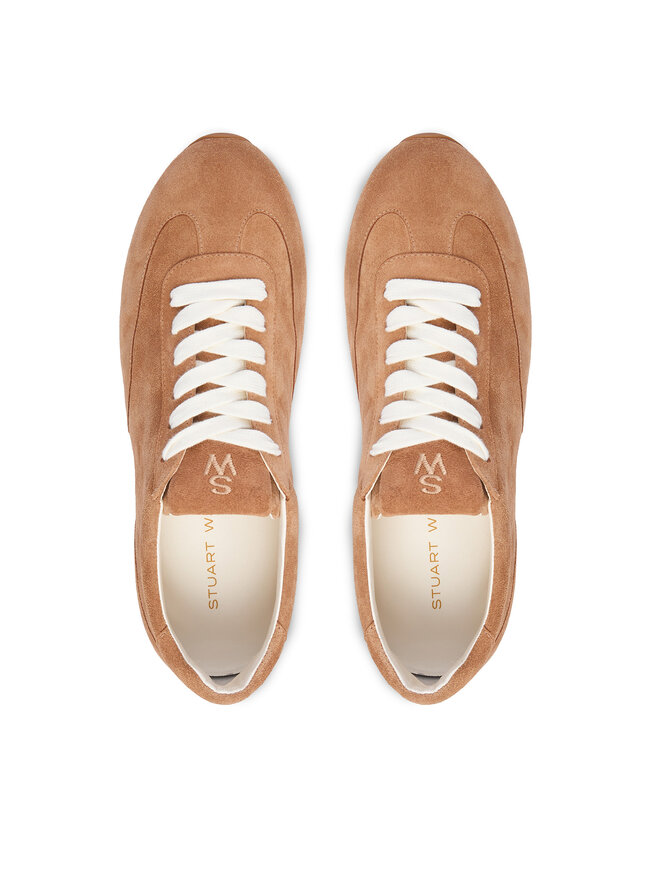 Stuart Weitzman Sneakers Stuart Weitzman Colton Sleek SN228 Hellbraun