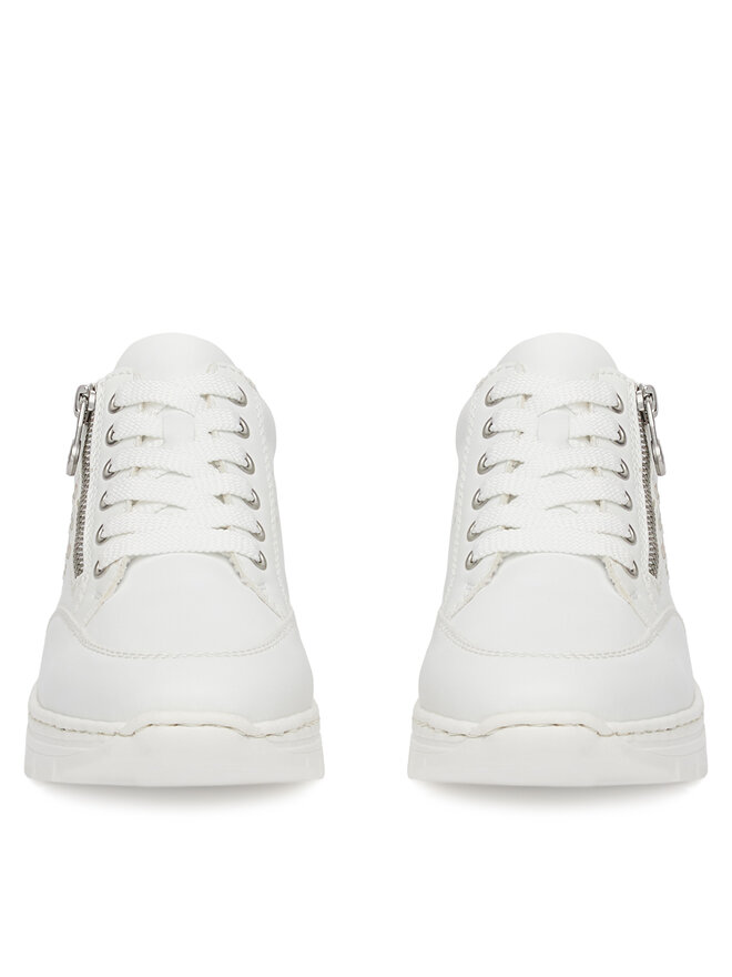 Rieker Sneakersy Rieker N8321-80 Bílá
