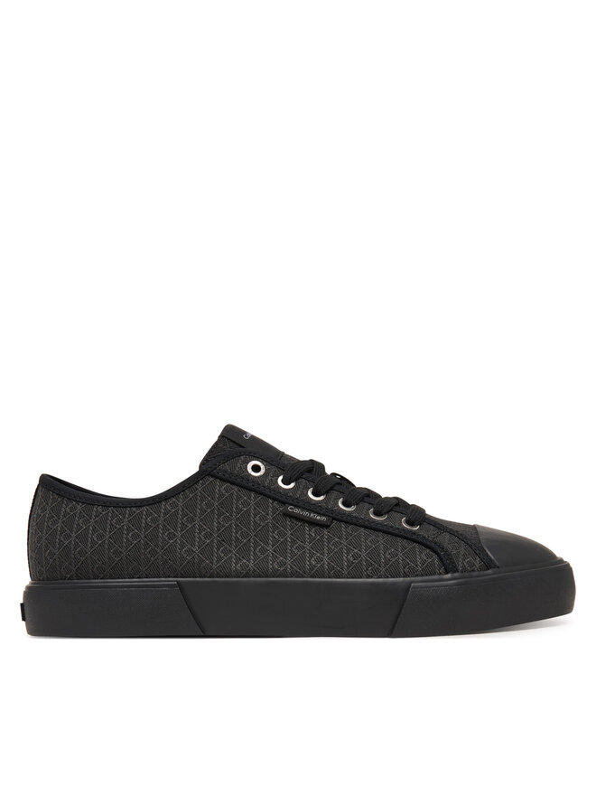 Calvin Klein Sneakers aus Stoff Calvin Klein Vulc Laceup Cv Aop HM0HM02122 Schwarz