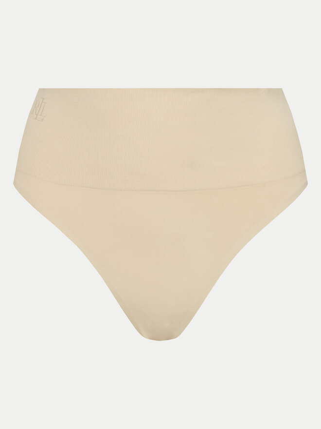 LAUREN RALPH LAUREN LAUREN RALPH LAUREN Klassischer Damenslip mit hoher Taille 4L0020 Beige