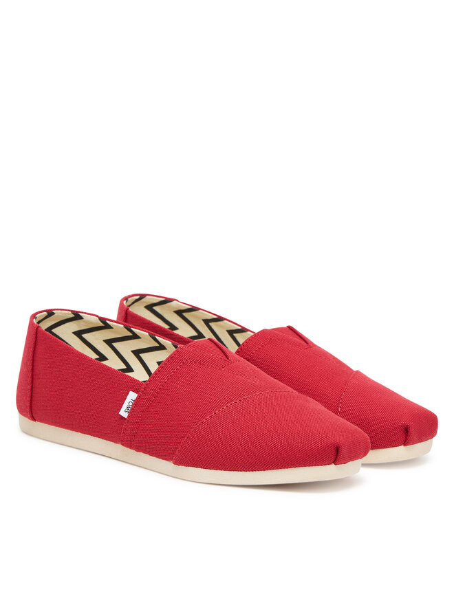 Toms Īsi apavi Toms Alpargata 10017665 Sarkans