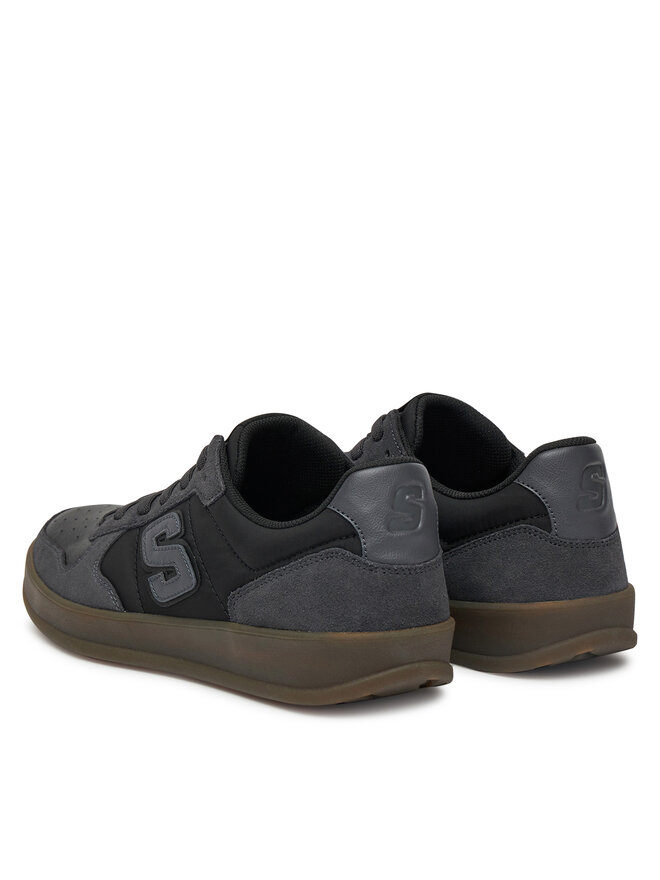 Skechers Sneakersy Skechers New Wave Cup-Calven 210961/BKGY Czarny