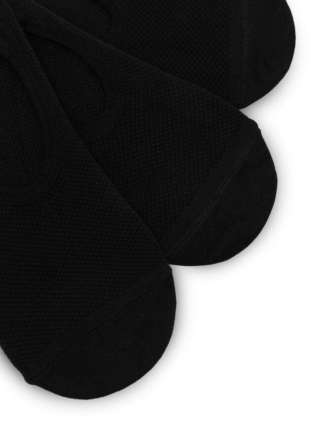 Jenny Fairy 3 pares de calcetines tobilleros para mujer Jenny Fairy 4WB-001-SS24 (3-pack) 2 Negro