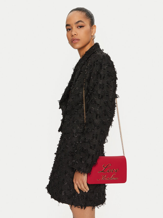 LOVE MOSCHINO Torebka LOVE MOSCHINO JC4318PP0LKK0500 Czerwony