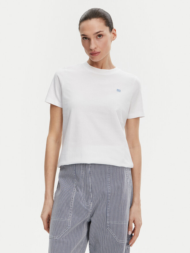 Tommy Hilfiger Tommy Hilfiger Camiseta WW0WW45522 Blanco Regular Fit