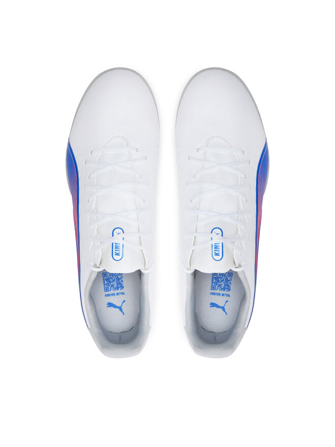 Puma Futbalové topánky Puma King Match Tt 107879 02 Biela